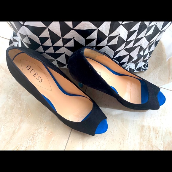 Guess Jeans Pumps Suede High Heels - Picture 5 of 10